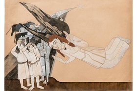 Das Bild zeigt die Verkündung an die Hirten, 1934, Leihgabe aus Privatbesitz (c) VG Bild-Kunst B